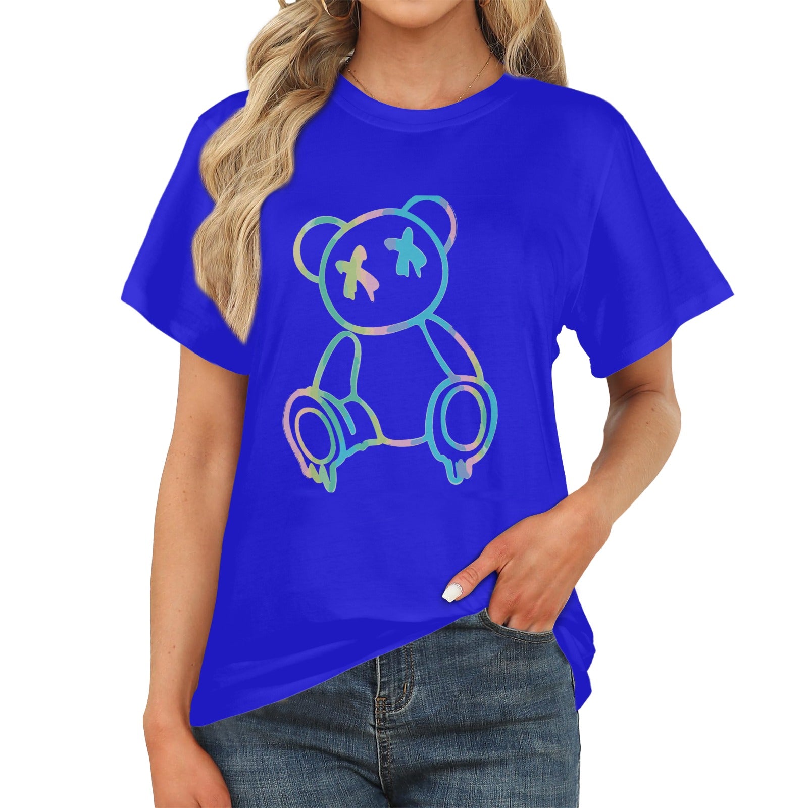 Women's Ded Teddy Streetwear Classic Fit T-shirt