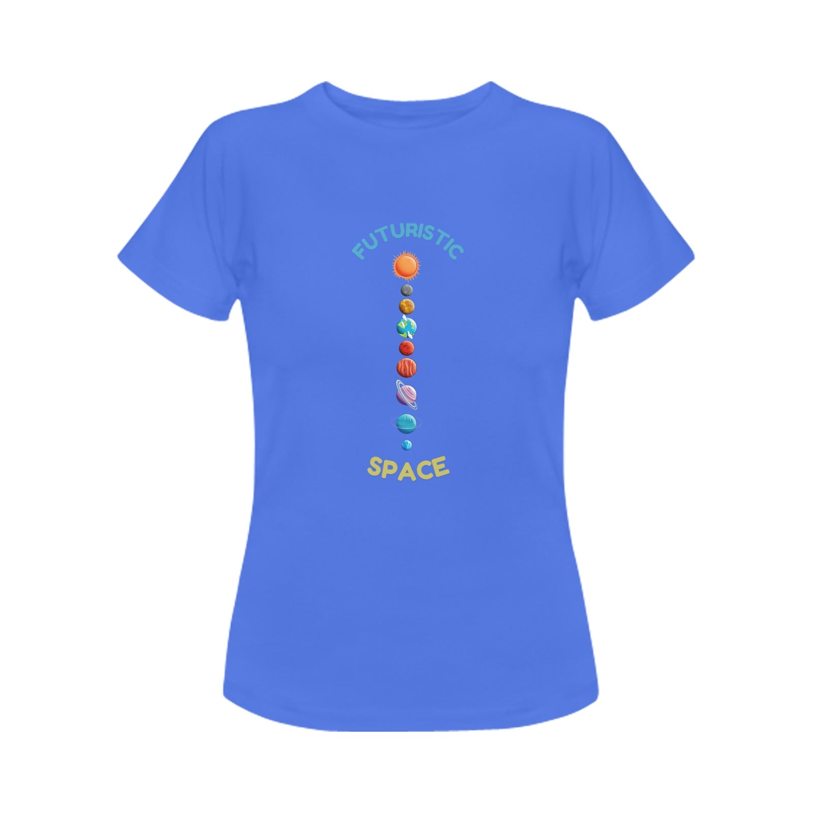 Women's Futuristic Space Acid & Punk Classic Fit T-shirt
