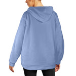 Women's Fe-male Abstract Flannel Hoodie