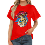 Women's Single Mushroom Acid & Punk Classic Fit T-shirt