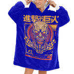 Men's Attack On Titans Anime Blanket Hoodie
