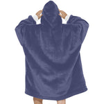 Women's UCLA Blue Solid Blanket Hoodie