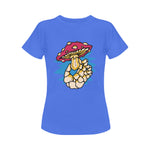 Women's Single Mushroom Acid & Punk Classic Fit T-shirt