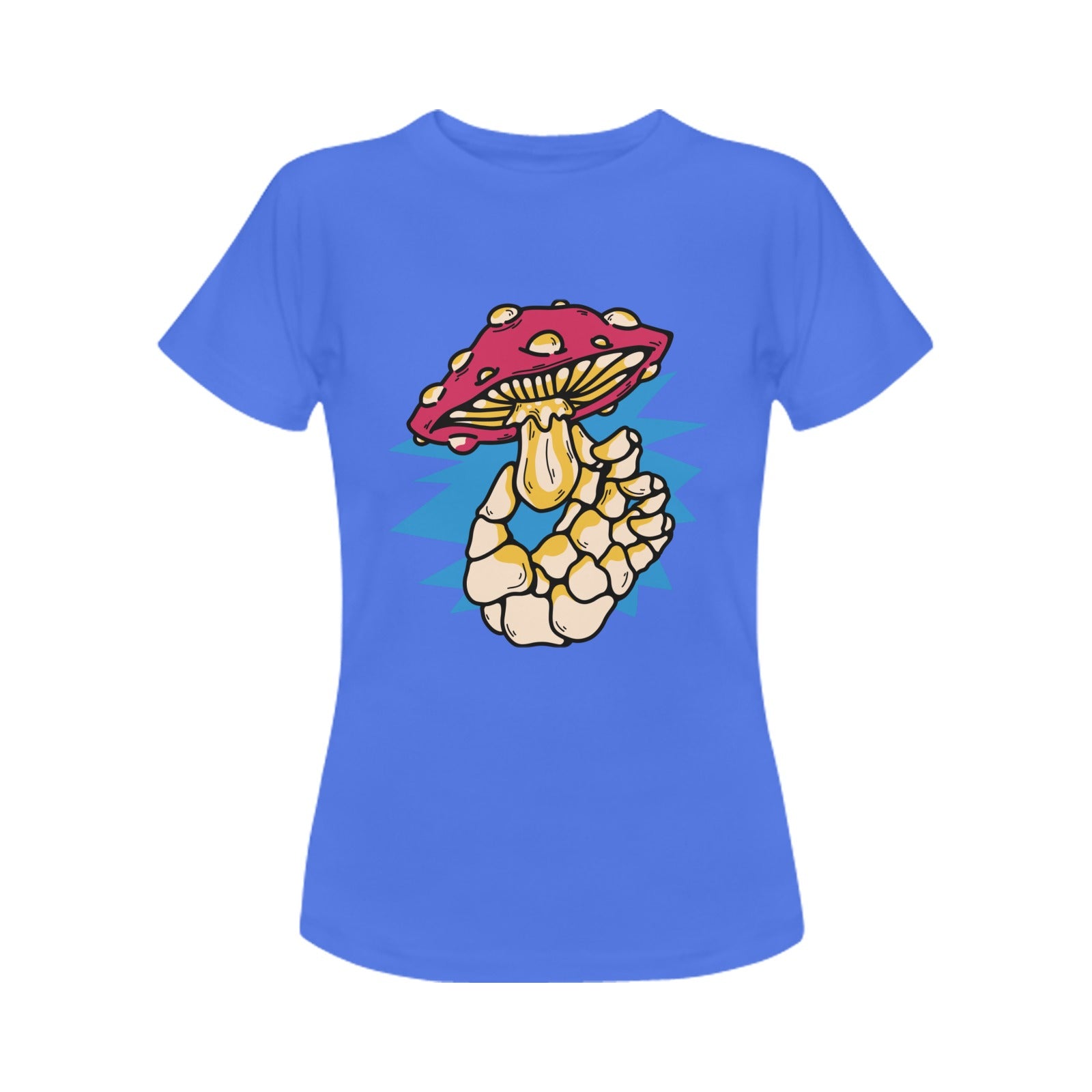 Women's Single Mushroom Acid & Punk Classic Fit T-shirt
