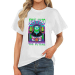 Women's Dive Into The Future Acid & Punk Classic Fit T-shirt