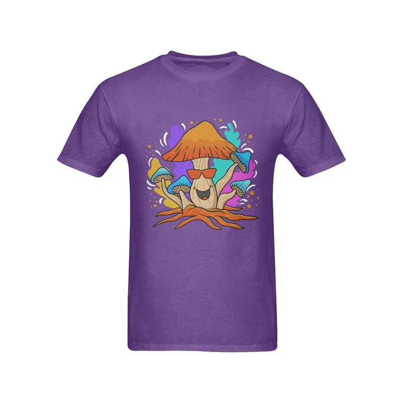 Men's Happy Mushroom Streetwear Classic Fit T-shirt