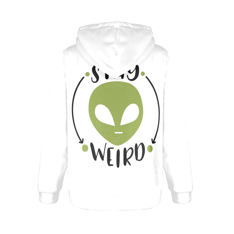 Women's Alien Abstract Flannel Hoodie
