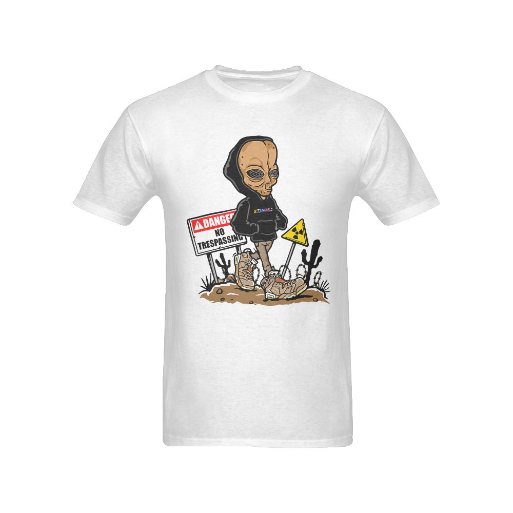 Men's No Trespassing Streetwear Classic Fit T-shirt