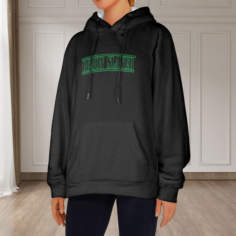 Women's Nezuko Demon Slayer Anime Flannel Hoodie