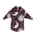 Women's Sun and Moon Abstract Blanket Hoodie
