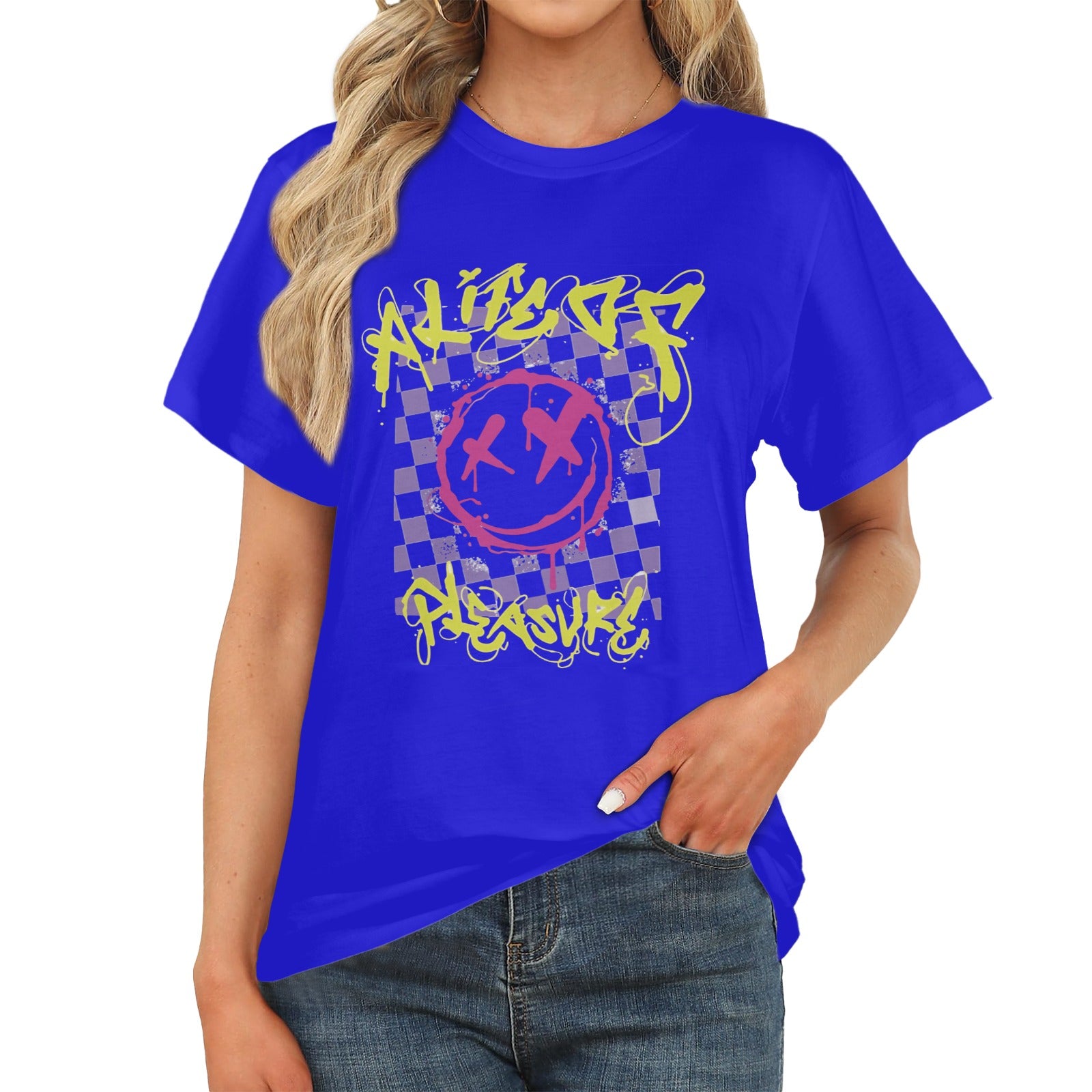 Women's A Life Of Pleasure Streetwear Classic Fit T-shirt