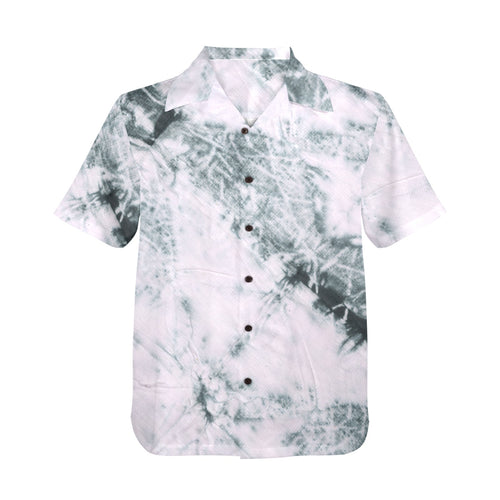 Men's Onyx Tie-Dye Abstract Half Sleeve Shirt
