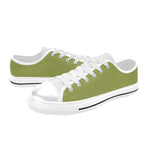 Men's Asparagus Solid Low Top Shoes