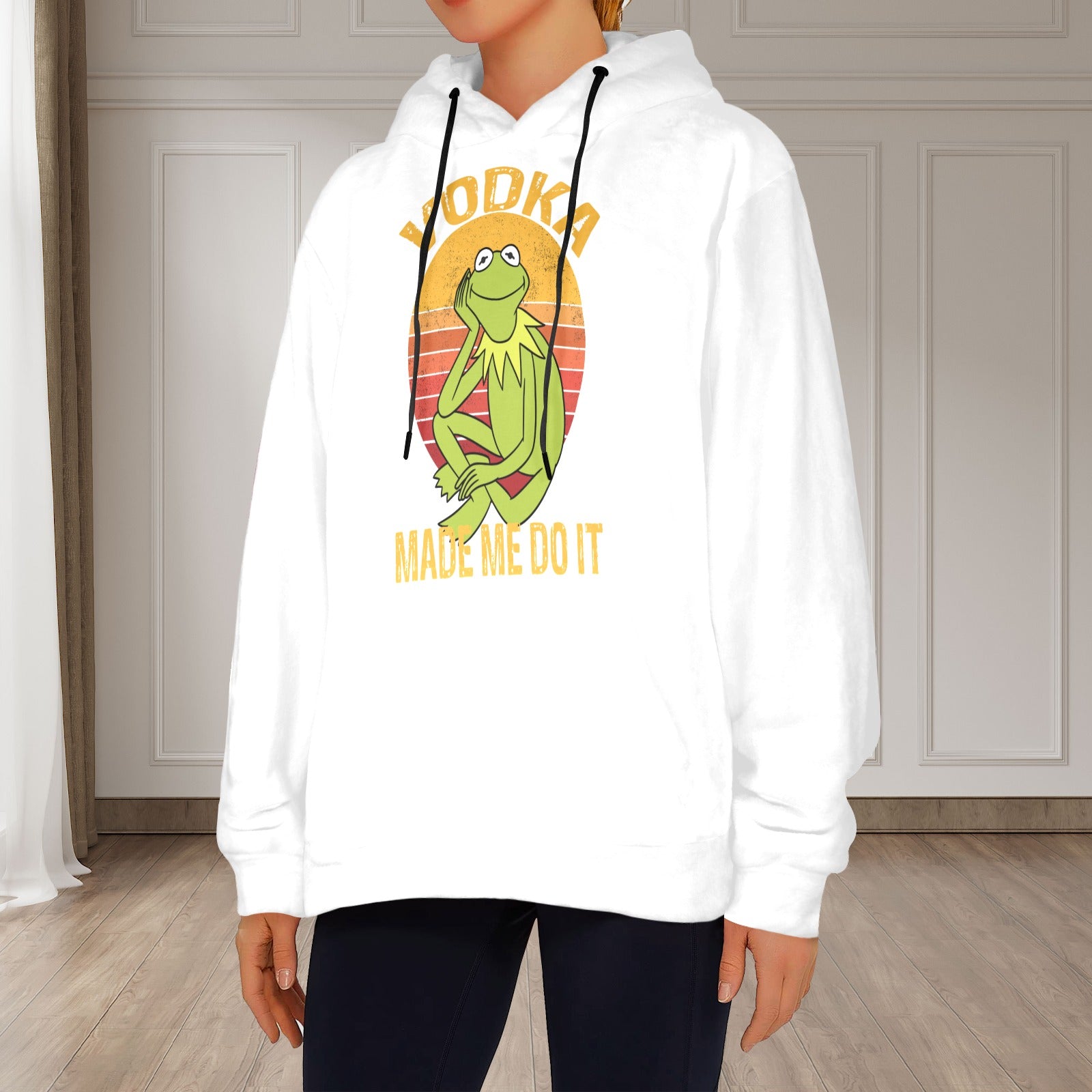 Women's Vodka Blame Abstract Flannel Hoodie