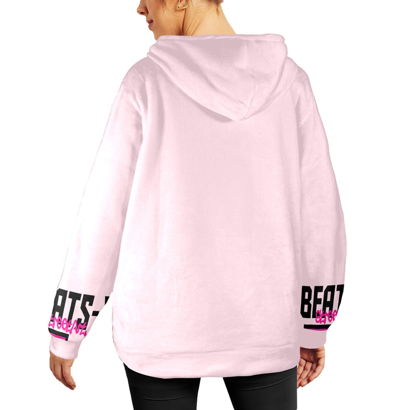 Women's BEATS-YOLO Streetwear Flannel Hoodie