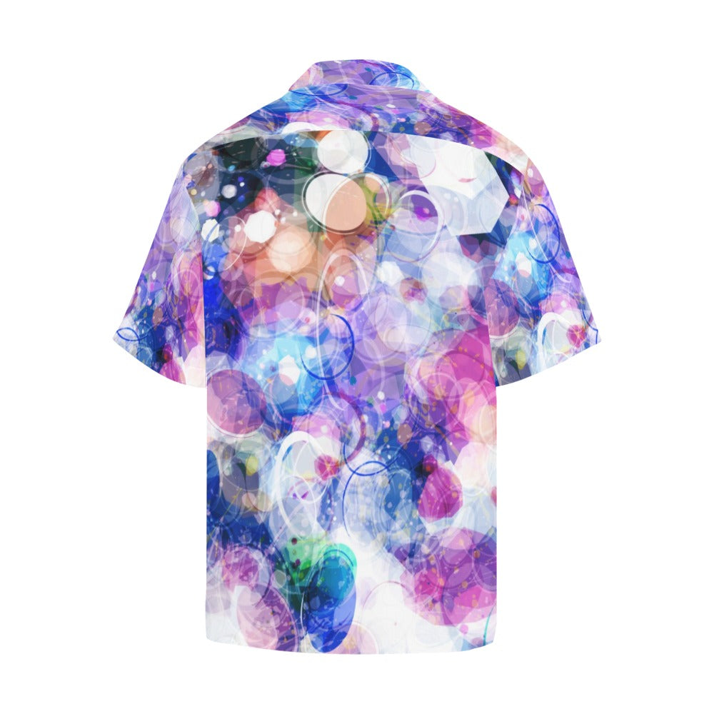Men's Party Vibe Abstract Half Sleeve Shirt