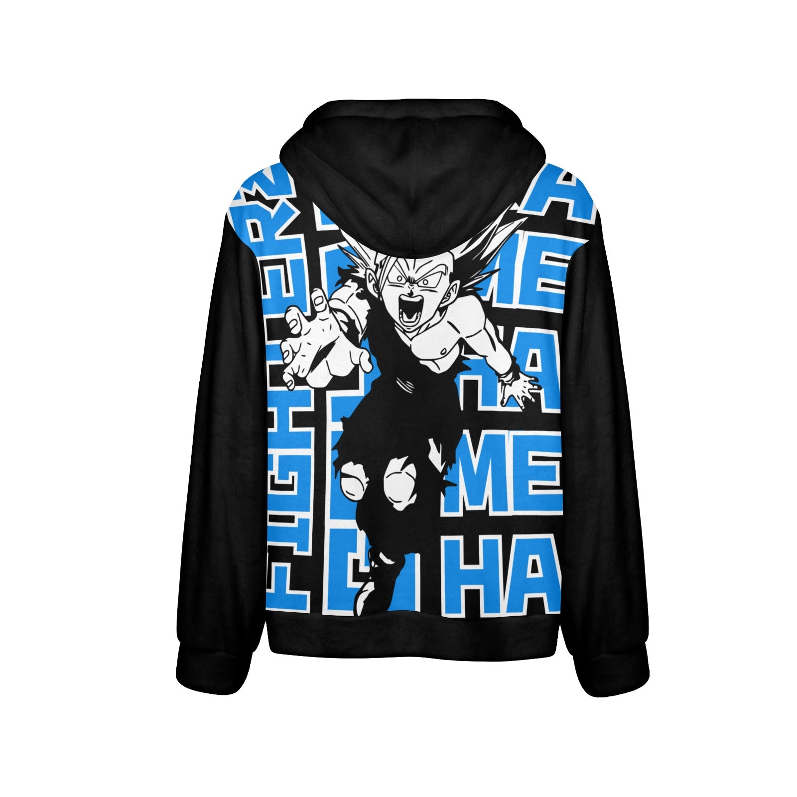 Men's Vegeta Dragon Ball Z Anime Flannel Hoodie