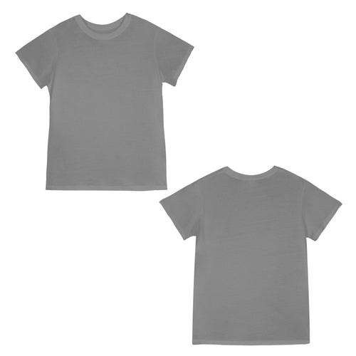Women's Dark Grey Solid Classic T-shirt