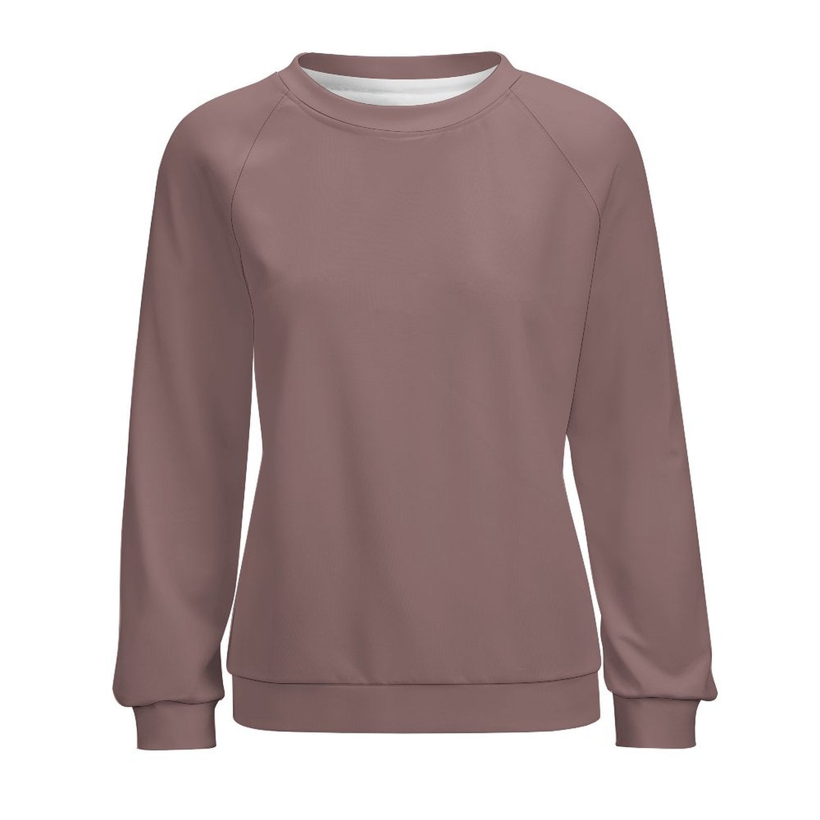 Women's Bazaar Pink Solid Sweatshirt