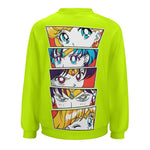 Women's Sailor Moon Eyes Anime Sweatshirt
