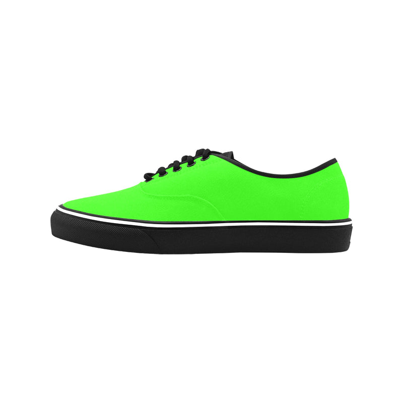 Women's Neon Greens Solid Low Top Shoes