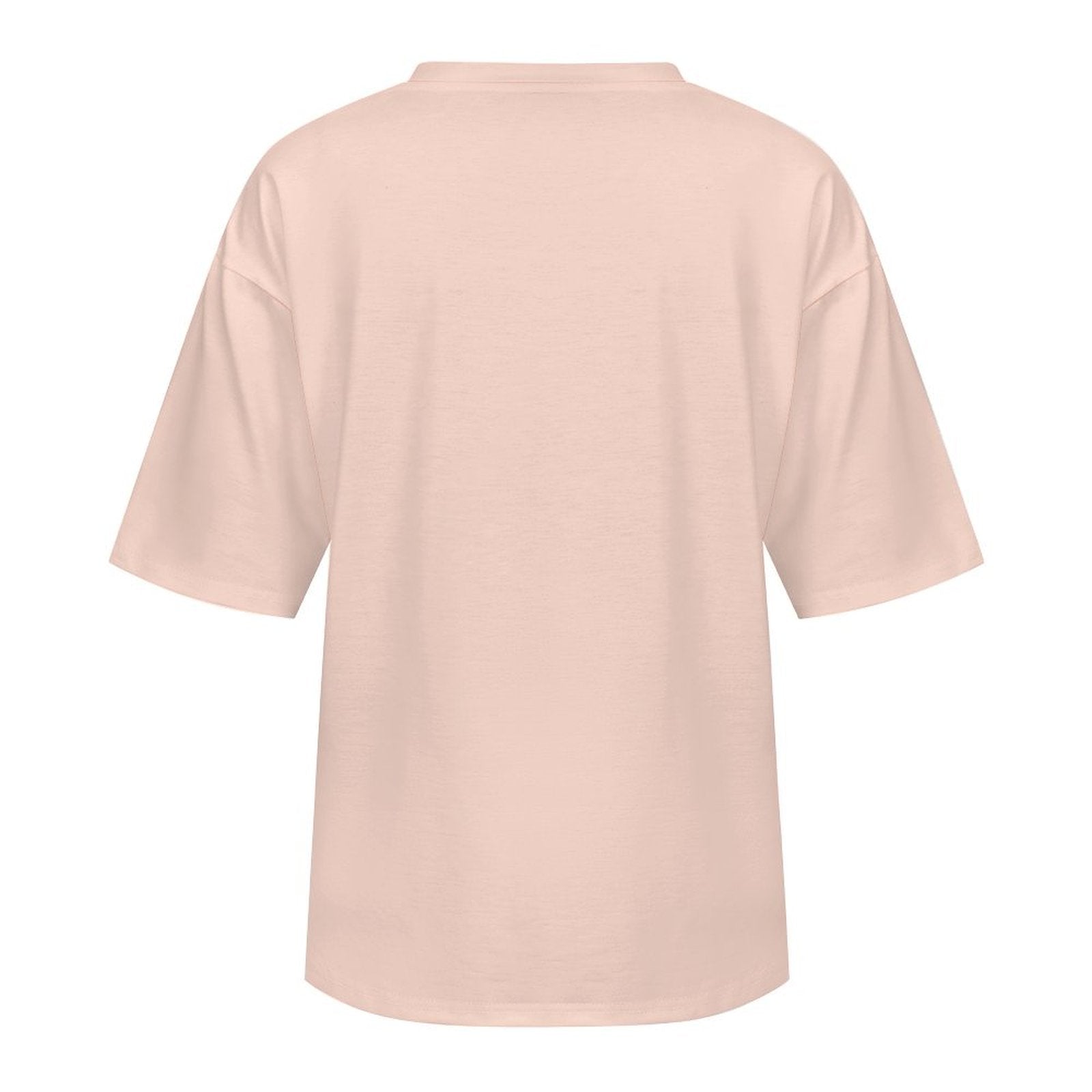 Men's Make Drinks Not War Typography Oversized T-shirt