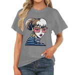 Women's Pop Lady Abstract Classic Fit T-shirt