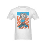Men's Dumb Skull Dude Streetwear Classic Fit T-shirt