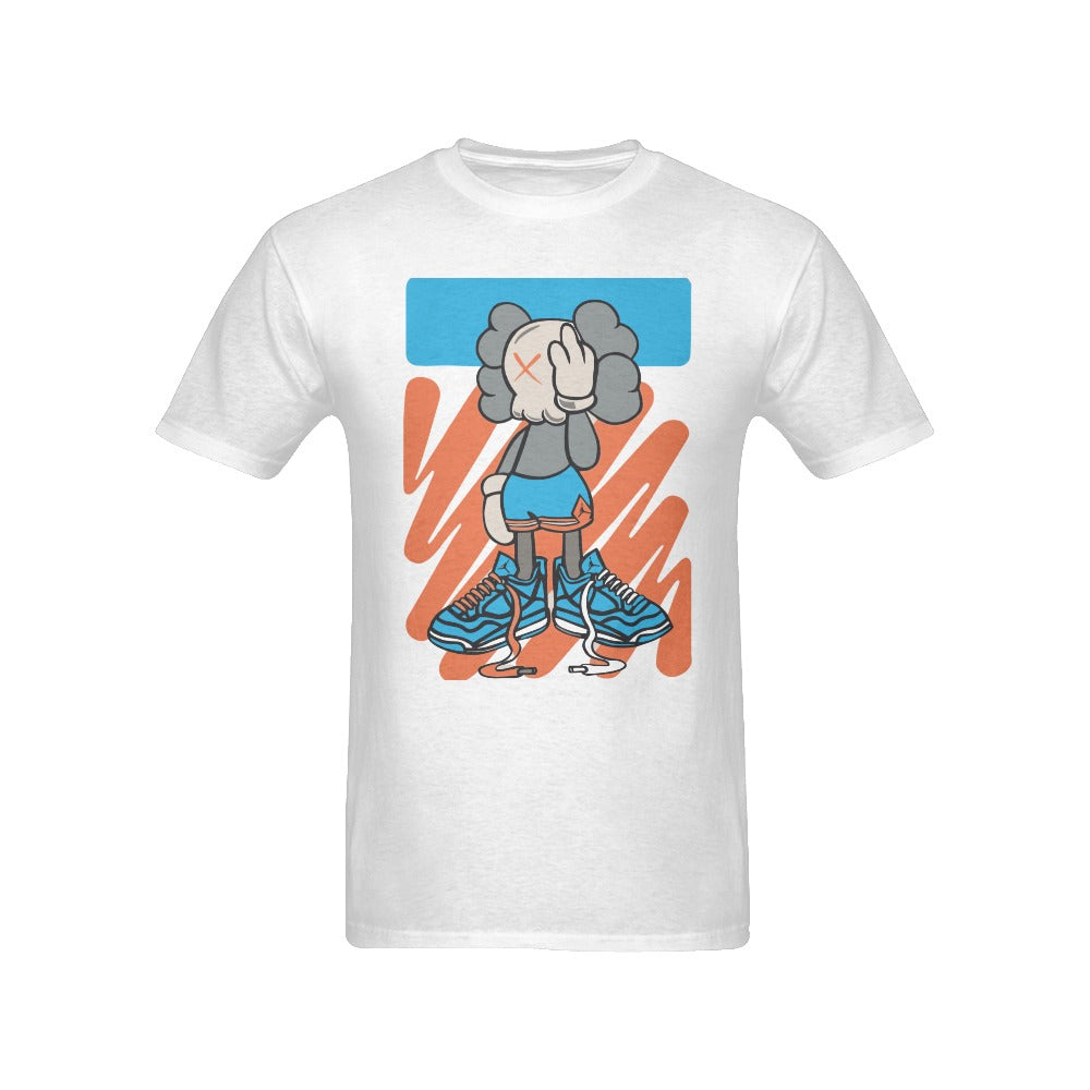 Men's Dumb Skull Dude Streetwear Classic Fit T-shirt