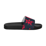Women's Crimson Totem Abstract Slider Sandals