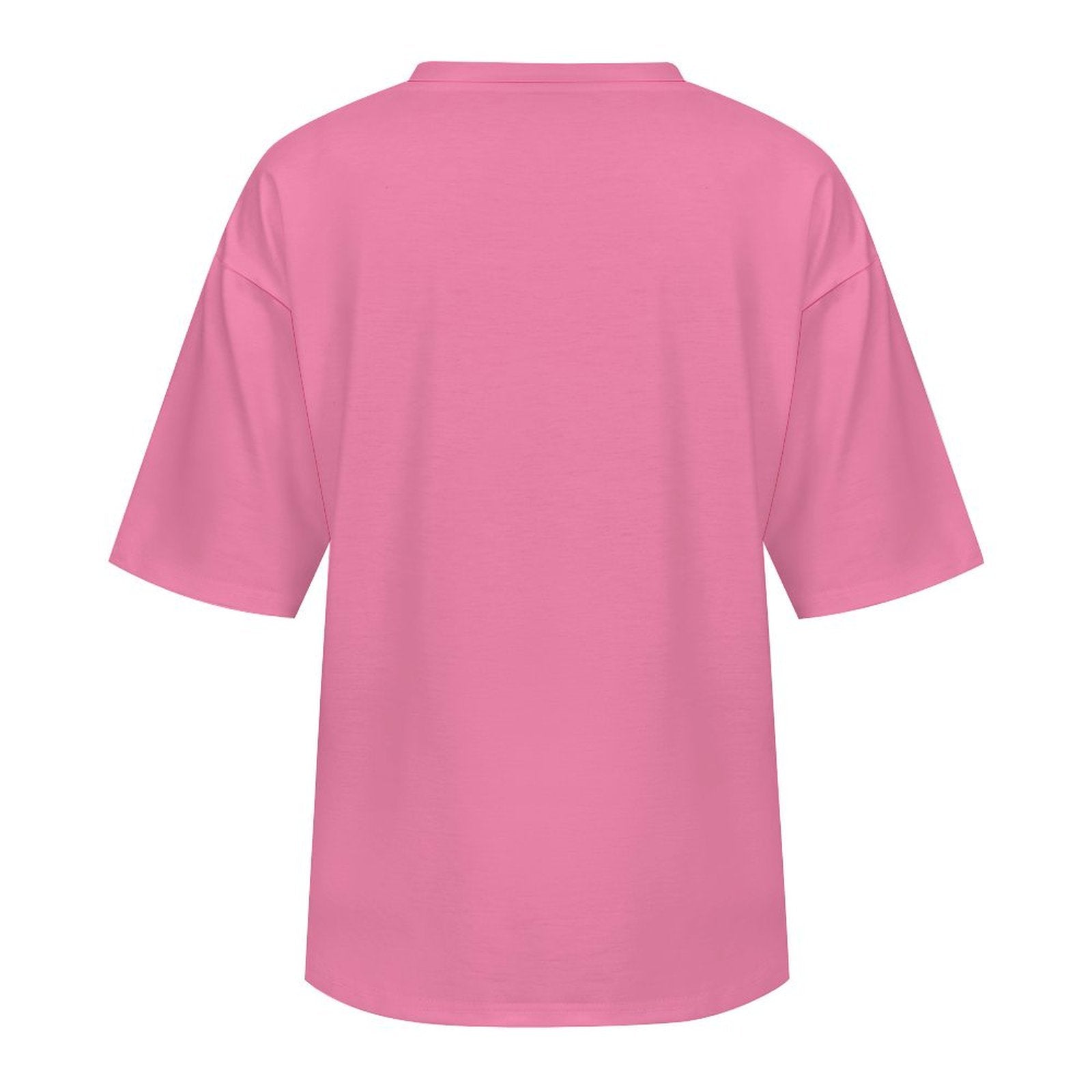 Women's Puppy Power Abstract Oversized T-shirt