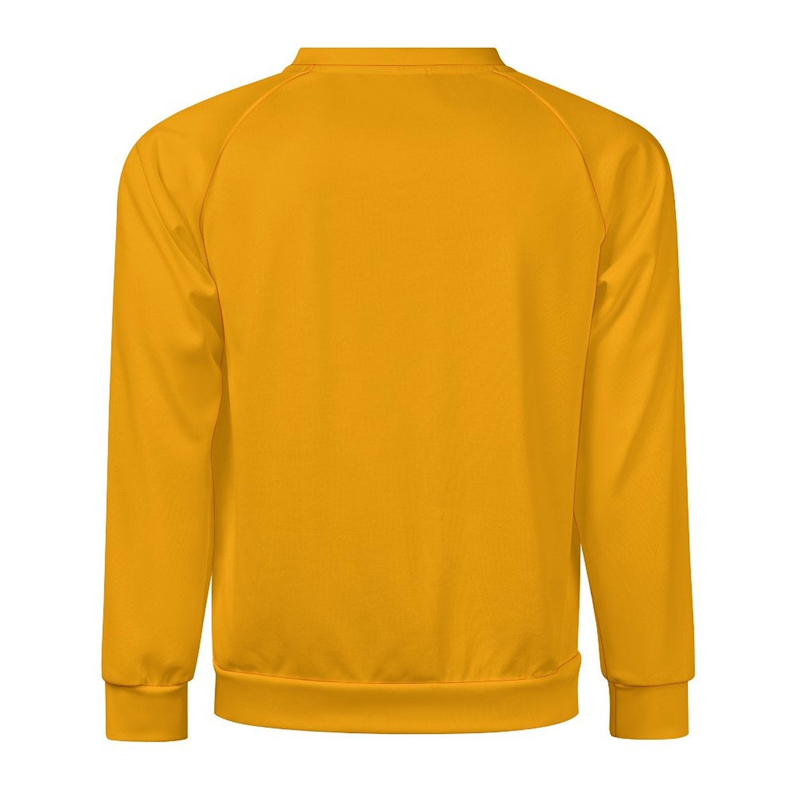 Men's Carrot Orange Solid Sweatshirt