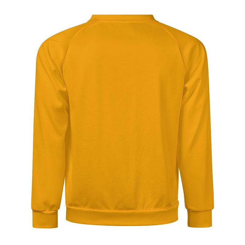 Men's Carrot Orange Solid Sweatshirt
