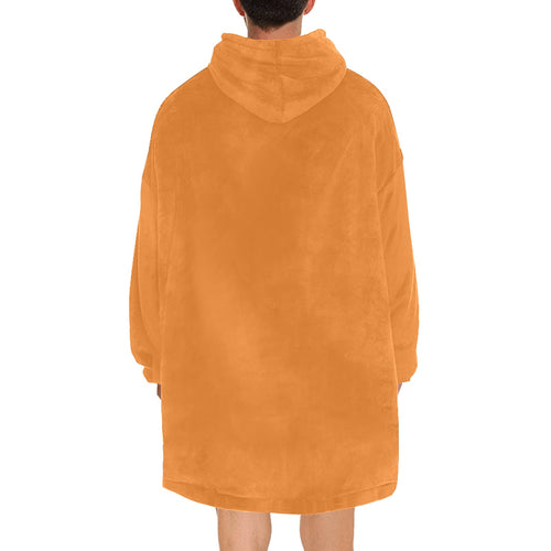 Men's Bronze Solid Blanket Hoodie
