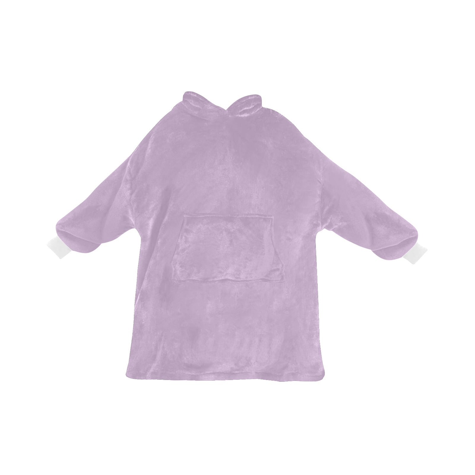 Men's Pastel Purple Solid Blanket Hoodie