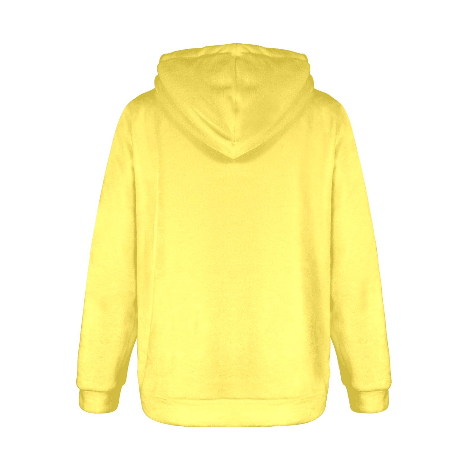 Women's Corn Yellow Flannel Hoodie