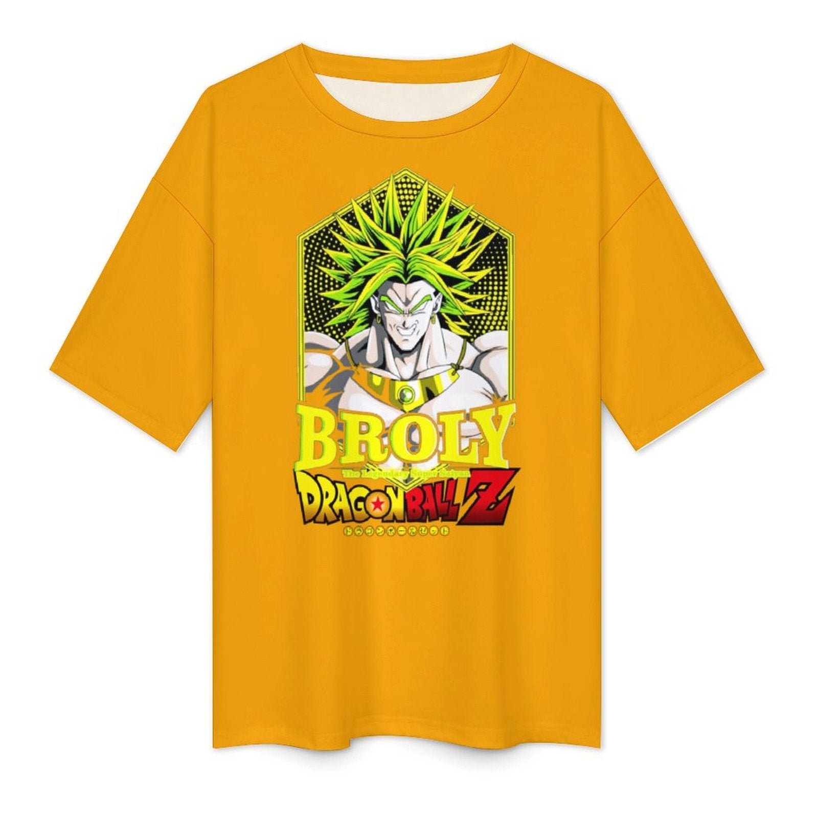 Men's Broly Dragon Ball Z Anime Oversized T-shirt