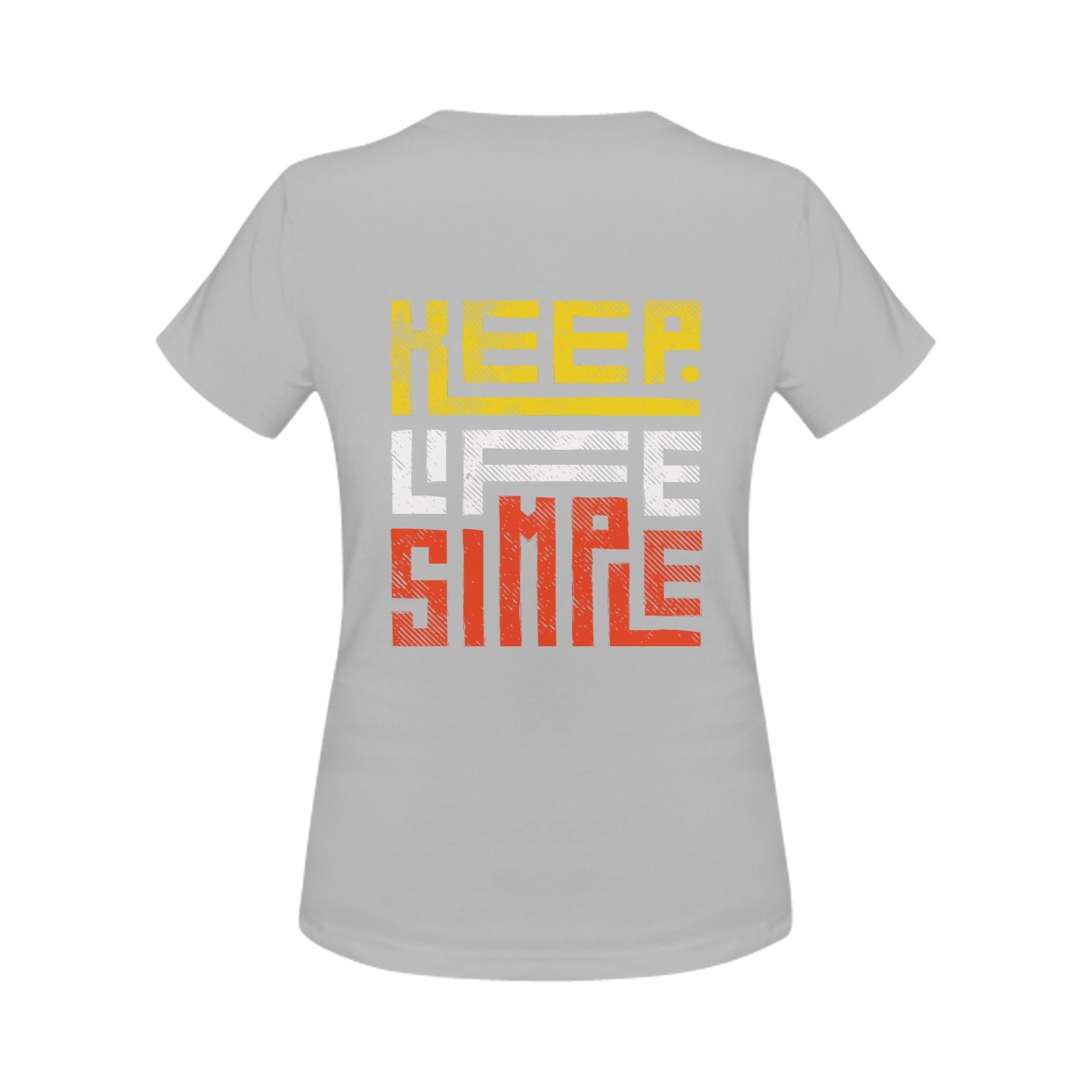 Women's Keep It Simple Abstract Classic Fit T-shirt