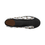 Men's Bicycle Pattern Abstract High Top Shoes