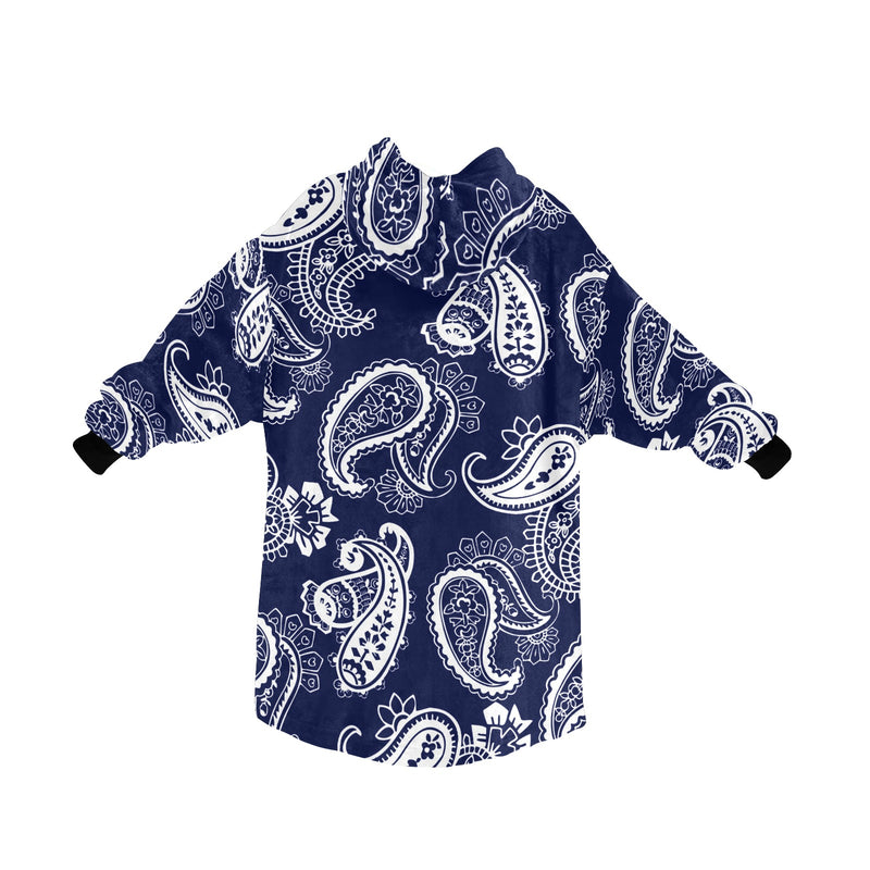 Men's Traditional Indian Paisley Abstract Blanket Hoodie