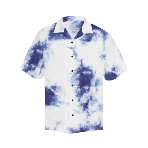 Men's Antarctic Ice Tie-Dye Abstract Half Sleeve Shirt