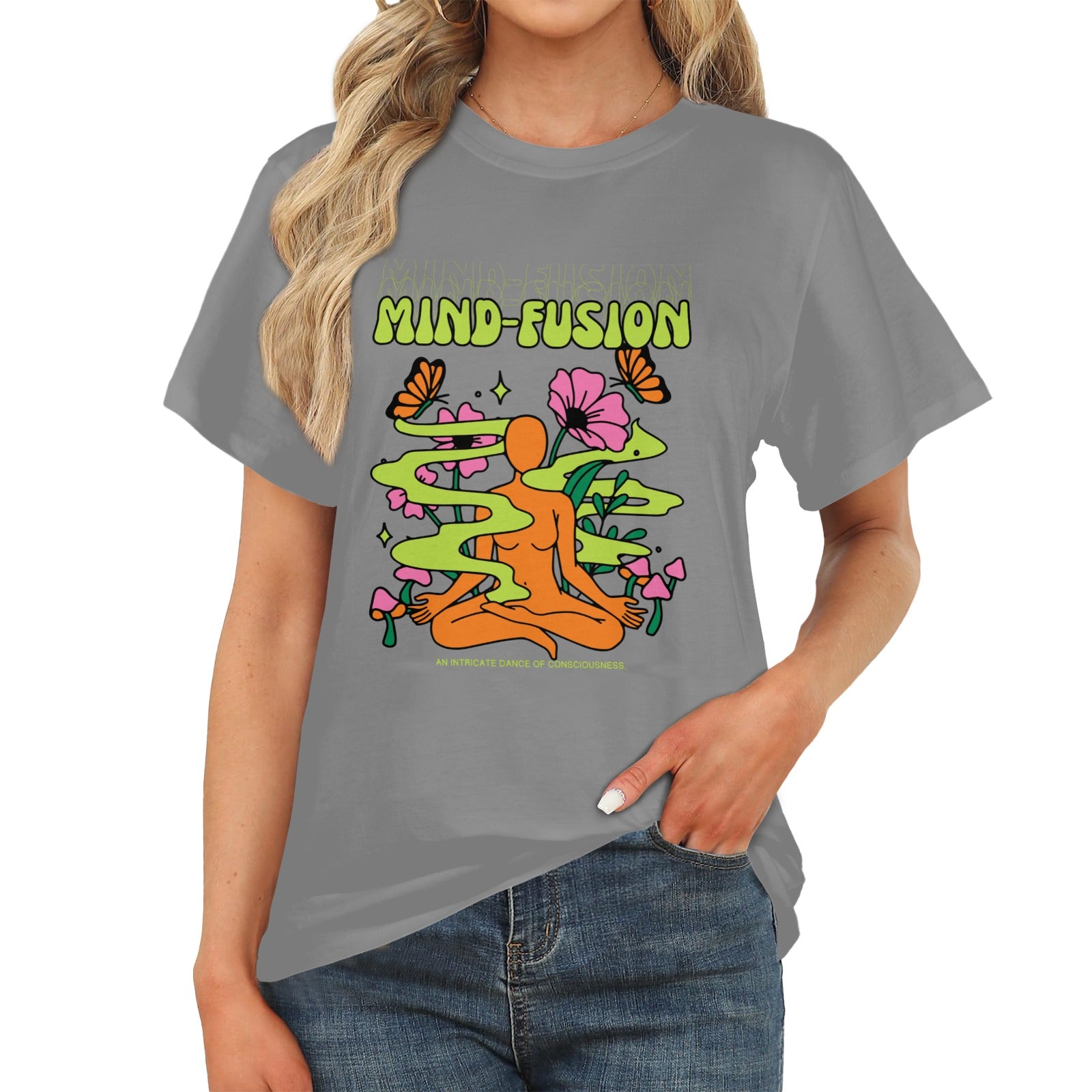 Women's Mind Fusion Acid & Punk Classic Fit T-shirt