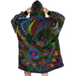 Women's Tribal Ethnic Mandala Abstract Blanket Hoodie