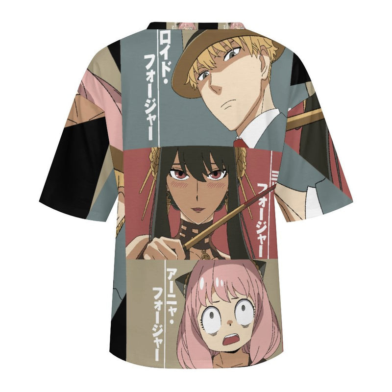 Women's Spy X Family Frame Anime Oversized T-shirt