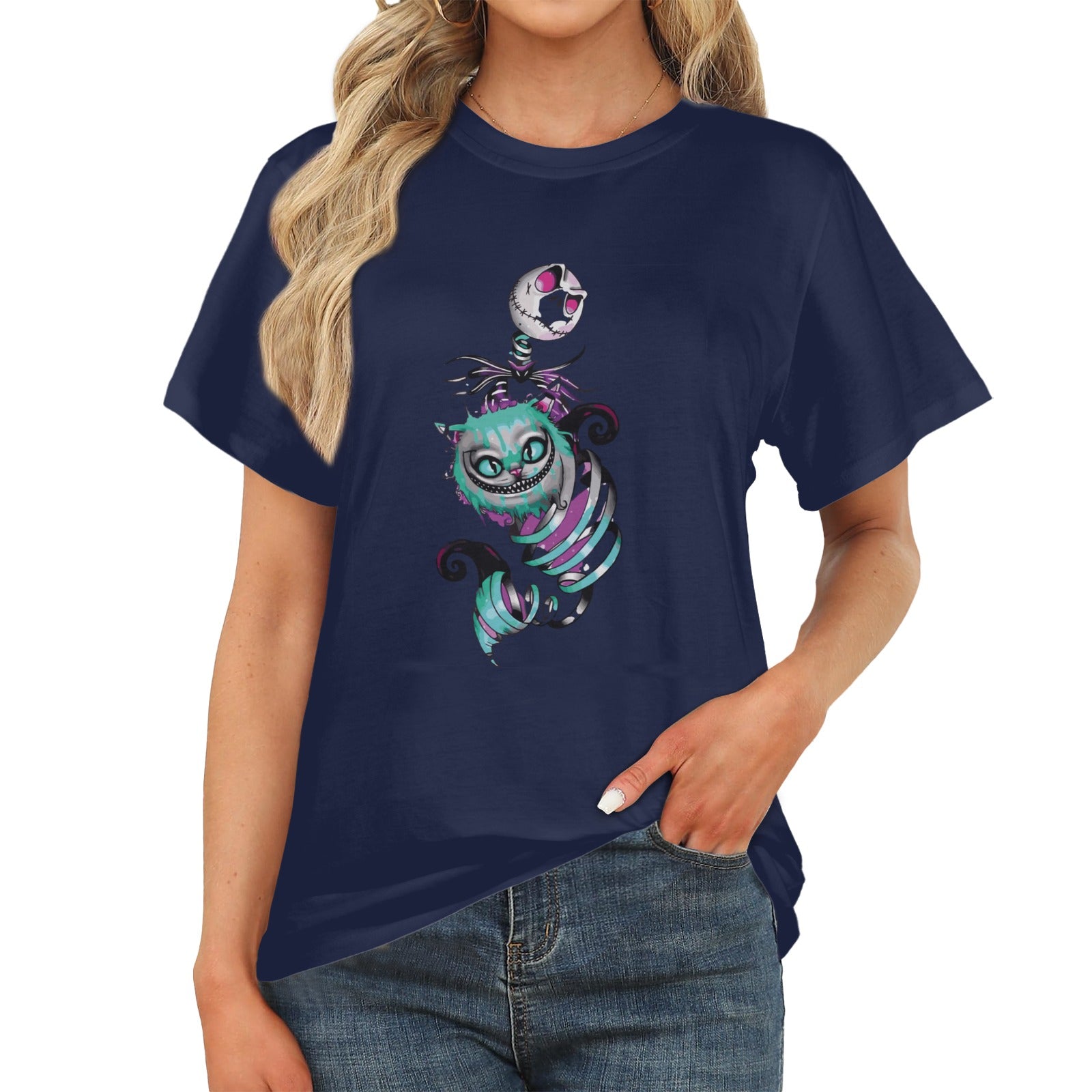 Women's Evil Cat Streetwear Classic Fit T-shirt