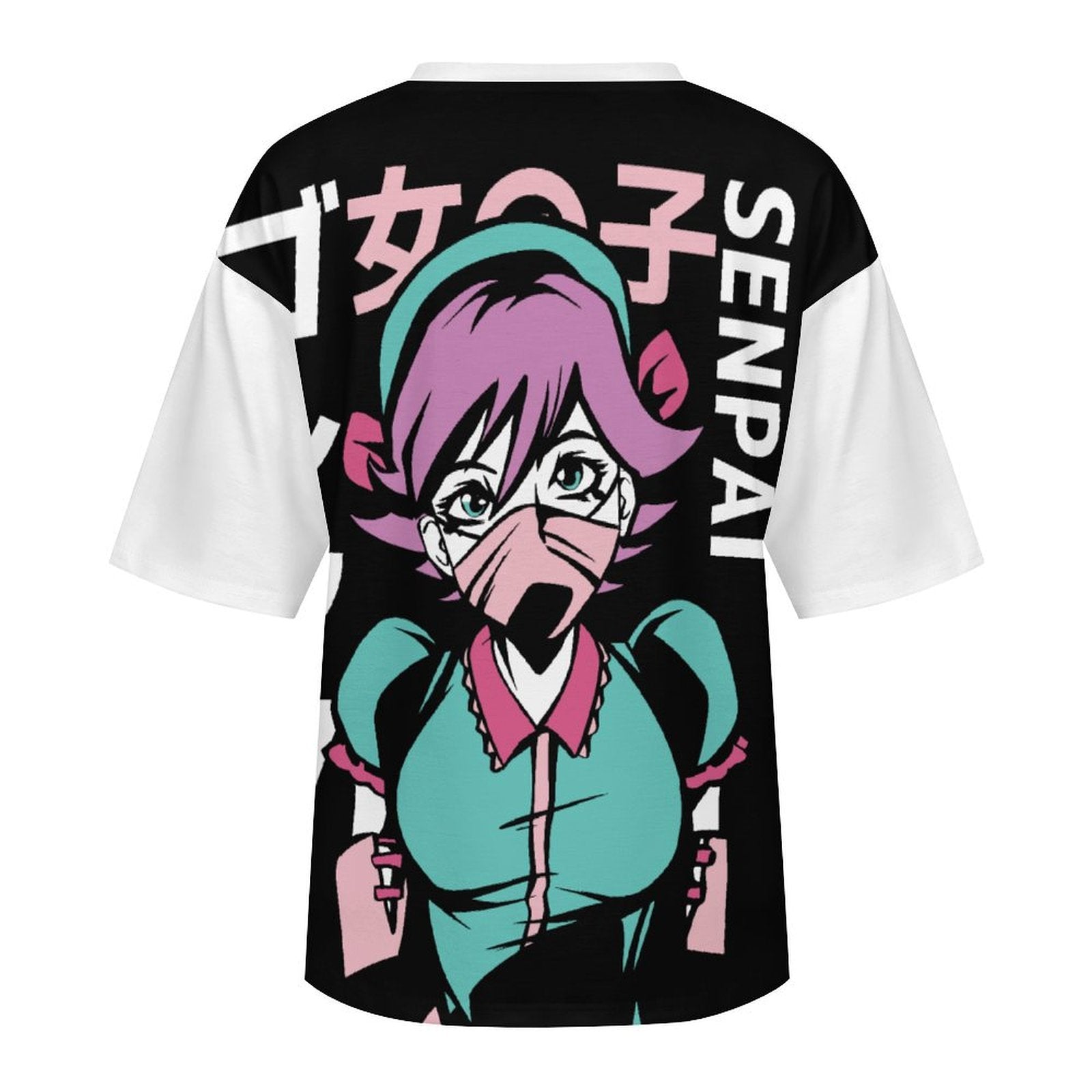 Women's Senpai Anime Oversized T-shirt