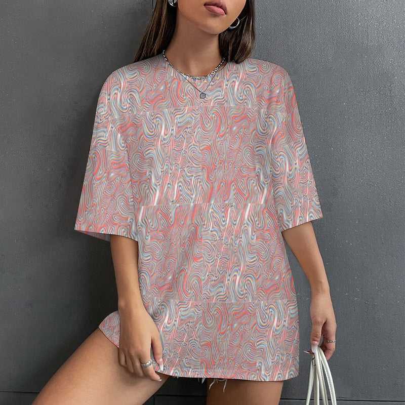 Women's Dark Matter Acid & Punk Oversized T-shirt