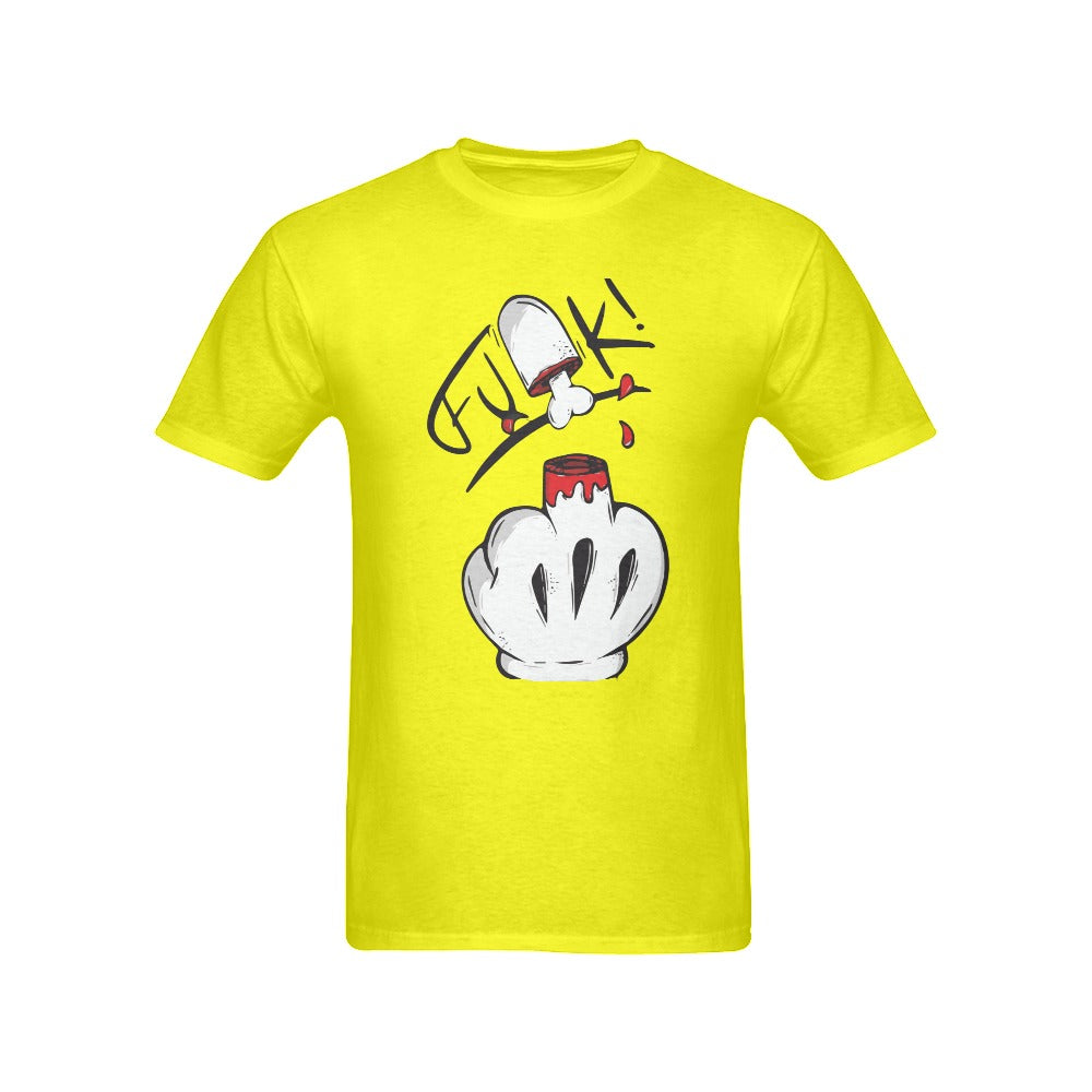 Men's Middle Finger Streetwear Classic Fit T-shirt