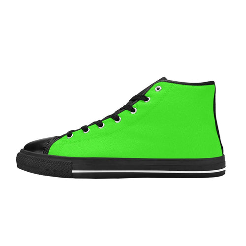 Women's Neon Greens Solid High Top Shoes