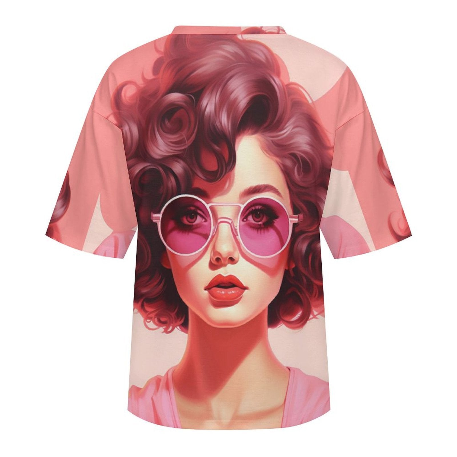 Women's Pop Art Abstract Oversized T-shirt